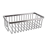 KES Bathroom Shower Caddy Rectangular Extra Deep SUS304 Stainless Steel Wall Mount Brushed Finish, A2125-2