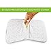 Aloudy Newborn Pillow, Memory Foam Baby Crib Pillow for Preventing Plagiocephaly or Flat Head Syndrome (17.5