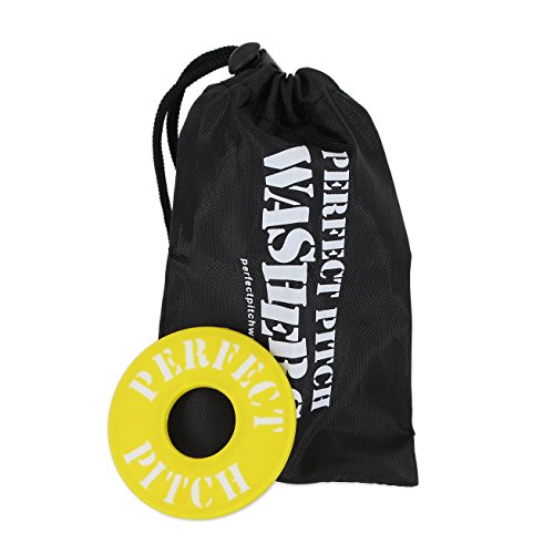 Maranda Enterprises Perfect Pitch Washers, 4 Pack, Yellow