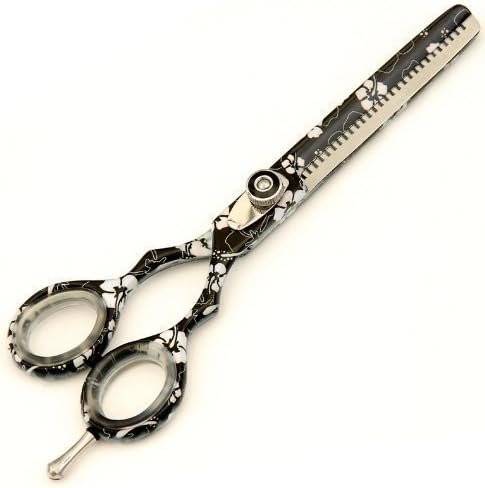 BlackLily Hairdressing Hair thinning scissors barber Shears Japanese Steel 5.5