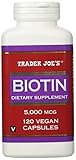 Trader Joes Biotin, 5000mcg, 120 Vegan Capsules