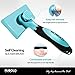 RUBOLD Dog Grooming Kit - Slicker Brush for Dogs with Fur Ejector - Greyhound Dog Comb - with Bonus Carrying Case - Brushes for Shedding - Suitable for Any Medium or Long Hair Pet or Cat
