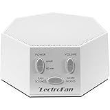 LectroFan High Fidelity White Noise Machine with 20 Unique Non-Looping Fan and White Noise Sounds and Sleep Timer, Global Power Edition