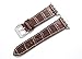 Apple Watch Alligator Grain Band Genuine Calf Leather fit iWatch Series 1 Series 2 Series 3 Sport & Edition 42MM Replacement Strap Watchbabd Silver