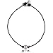 Barch Young Single Pearl Choker Necklace on Genuine Leather Cord for Women Handmade Choker Jewelry Gift