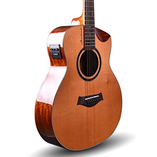 Kadence Slowhand Series Premium Jumbo Acoustic Guitar Solid Wood Cedar
