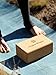 Hugger Mugger Cork Yoga Block - Naturally Grippy Texture, Durable, Made from Renewable Cork, Rounded Edges for Comfort, Great for Sweaty Hands BL-CORK