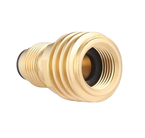 KIBOW Universal Propane Tank Adapter for Old P.O.L Style to New Style/100% Solid Brass