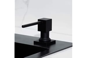 Kitchen Sink Soap Dispenser,Matte Black Oil Rubbed Bronze Built in Pump Kitchen Sink Dish Soap Dispense-c