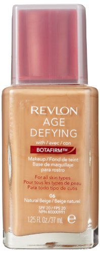 Revlon Age Defying Makeup with Botafirm, For All Skin Types, Natural Beige, 1.25 Ounce