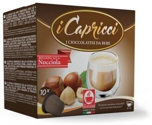90 Nespresso Compatible Coffee Capsules Tiziano Bonini pods (Hot Chocolate Hazelnut)