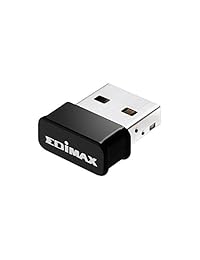 Edimax AC1200   Adaptador USB Wi Fi para Windows, Mac OS, color negro y plateado (EW 7822ULC)