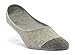 Galiva Men's Cotton Lightweight No Show Liner Socks - 3 Pairs, Medium, Grey