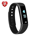(Updated Version) Fitness Tracker,Letufit Fitness Tracker with Heart Rate Monitor Wearable Smart Band