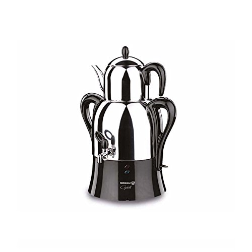 Click Here to See More Images Korkmaz Caykolik A341 Samovar Stainless Steel Electric Turkish Tea Maker Tea Machine 220v Eu Plug