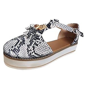41JU5ul3nAL. SS300 Sylar Sandalias Mujer Verano Plataforma Casual Estampado de Serpiente Zapatilla de Plataforma para Mujer Casual… 41JU5ul3nAL. SS300
