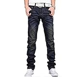 New Men's Designer jeans Casual Dark Blue Denim Mens Pant Trousers Jeans