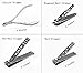 Manicure Pedicure Set, WoneNice 10 In 1 Stainless Steel Nail Clippers Travel Set with Leather Case
