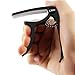 Guitar Capo, Famecame Black Guitar Capo with 10 Guitar Picks for Acoustic Guitar, Electric Guitar, Ukulele
