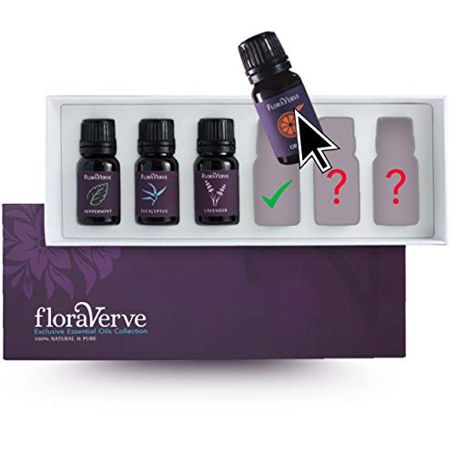 floraVerve Essential Oils Customized Set, Build Your Own Collection , All Natural & 100% Pure Aromatherapy Essential…