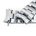 22mm Super-O Boyer 316L Stainless Steel Watch Bracelet compatible with Orient Mako II Ray II Brushed