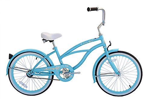 light blue girls bike