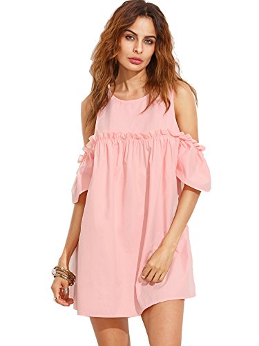 strapless open back dress Self Portrait Girls Boucle Dress in Pink