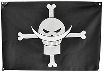 One Piece White Beard Edward Newgate Cosplay Flag