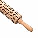 Cat Themed Rolling Pin By Gooj Wood Impressed Fun Designs - Perfect For Baking With Kids Dough & Fondant Cookies, Crusts, Pies & Pastry Clay Crafts