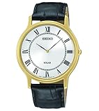 Seiko Men's SUP878 Analog Display Japanese Quartz Black Watch