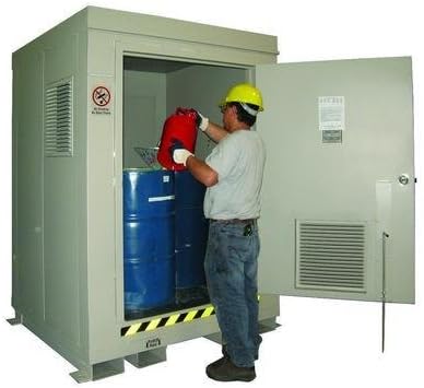 154 Gallon Sump Capacity - Hazmat Storage Buildings, SECURALL
