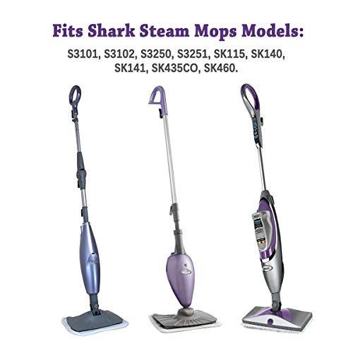 F Flammi 4 Pack Mop Pad Replacement Compatible with Shark Steam & Spray