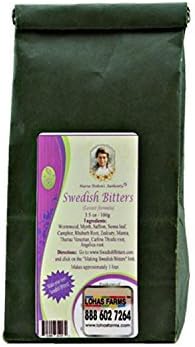 Maria Treben's Authentic Swedish Bitters Dry Mixture [Lesser] (3.5oz/100g) - Swedish Bitters Dry Mix by Lohas Farms