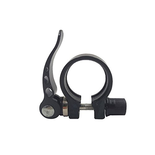 superdream Bike Bicycle Aluminum Quick Release Seat Post Clamp (28.6mm Black)