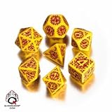 Q-Workshop Polyhedral 7-Die Set: Pathfinder Legacy of Fire Dice (7)