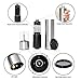 Electric Salt and Pepper Grinder Set | Battery Operated | Electronic Pepper Shakers (2) | Adjustable Coarseness Level | One Handed Use | Stainless Steel Mills | Automatic LED Light | Ma Maison Co.