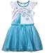 Disney Girls Dress-Up Princess Character Dress (5, Frozen Elsa)