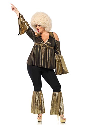 Leg Avenue Women's Plus Size Disco Diva Costume