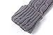 Yacun Women's Knitted Stretchy Long Sleeve Fingerless Gloves- Arm Warmers Grey