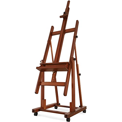 VISWIN Heavy-Duty H Frame Easel, Hold Canvas to 82