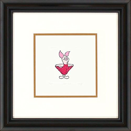 World Wide Art Winnie the Pooh:Piglet Takes a Bow Hand Colored Original Etching LE of 500 - NEW Conservation Framed Medium Size with COA - Published by Sower and Reiser
