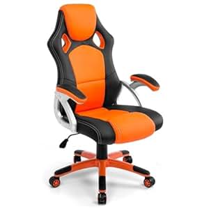 NEADER Ergonomic Gaming/Office Chair High Back Swivel PU Leather & Mesh Computer Racing Chair ...