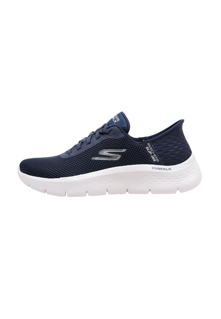 Skechers Women's Hands Free Slip-Ins Go Walk Flex-Grand Entrance Sneaker, Navy/White, 5 Wide Image