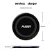 Wireless Charging, PLESON Wireless Charger [Ultra Slim] [Sleep-Friendly] Qi Wireless Charging Pad Stand for Samsung Galaxy S9 Plus S9+ S9 Note 8/5 S8 Plus S8+ S7 Edge S6 Edge Plus iPhone X 8 Plus 8