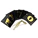OULII Graduation Banner for Graduations Party Decorations 1313CM Gold Gilding I'M DONE with 3M Golden Ribbon Plastic Threader