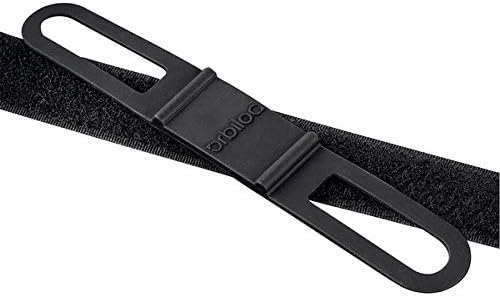 Orbiloc Replacement Straps for Dual Flashing/Solid Safety LED Light for Dogs, Black