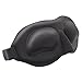 Sleep Mask- Contoured & Comfortable Eye Mask for Sleeping & Free Ear Plugs Carry Pouch. Lightweight 3D Blindfold - For Nap Travel Meditation Shift Work by IB-SOUND