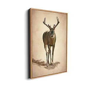 for Living Room Bedroom Animal Portrait Framed for