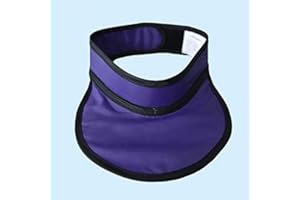 PROSTEC Thyroid Shield Light Weight Radiation Protection 0.5mm Pb Lead Equivlancy (Purple)