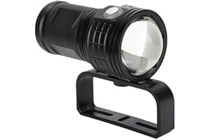 Dive Light, QX3 10800LM Waterproof LED Flashlight COB Underwater 80M Photography Video Diving Fill Light Torch for Night Cavi